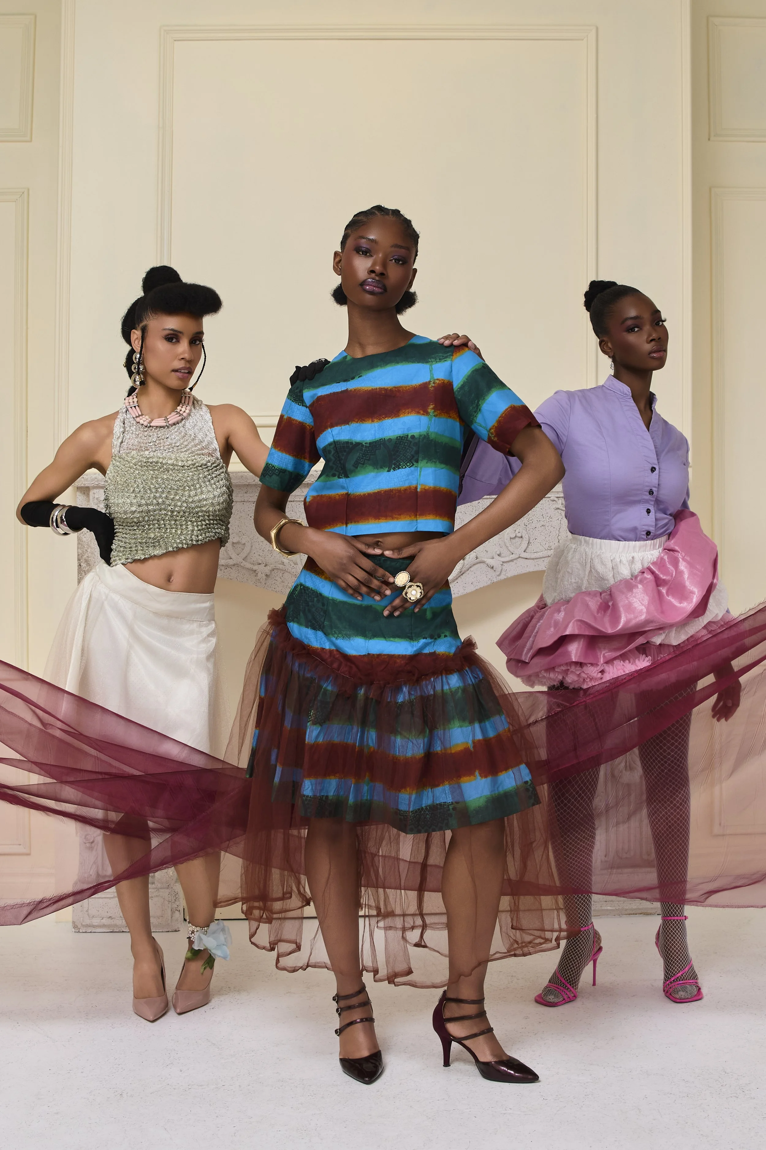 Fashion editorial from SISTERHOOD Act 1, frame 1